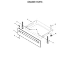 Whirlpool YWFE510S0HB0 drawer parts diagram