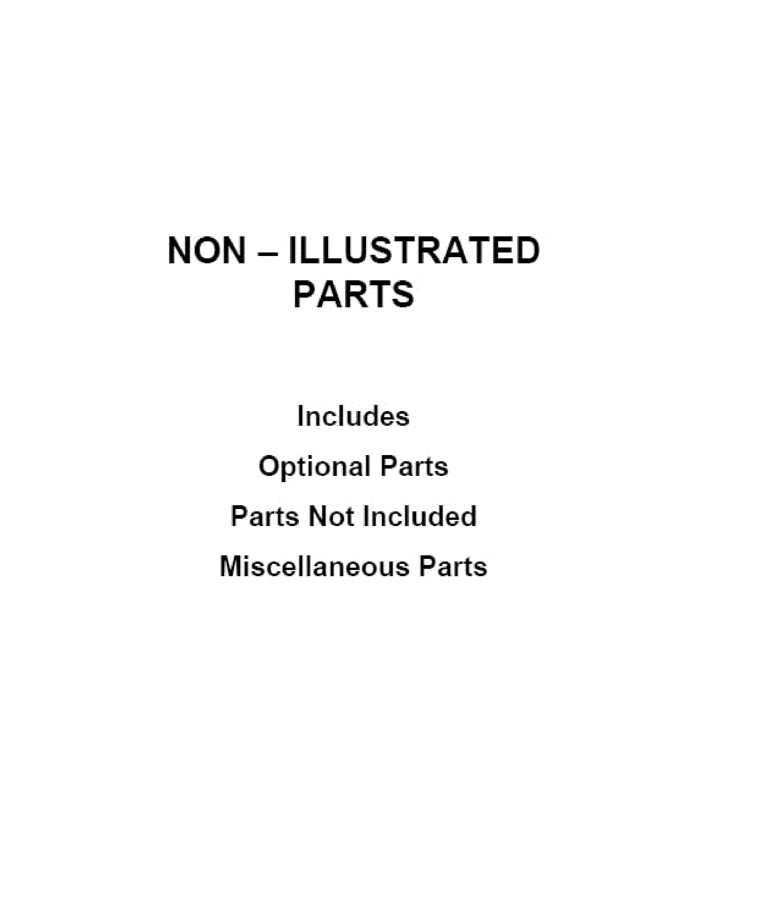 OPTIONAL PARTS