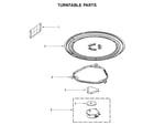 Whirlpool WMH31017FB2 turntable parts diagram