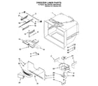 Maytag MBR2256KES5 freezer liner parts diagram