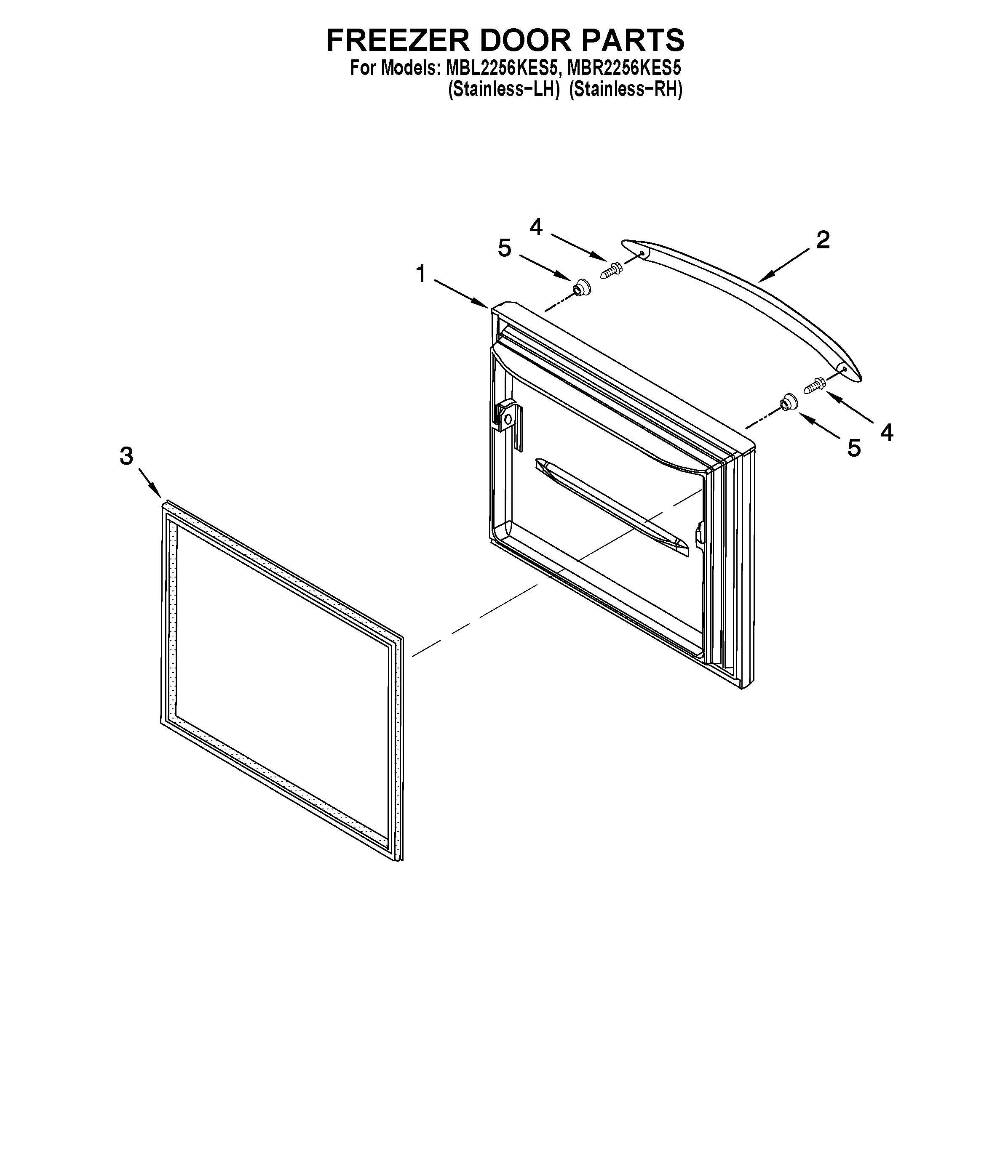 FREEZER DOOR PARTS