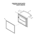 Freezer door parts