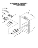 Refrigerator liner parts