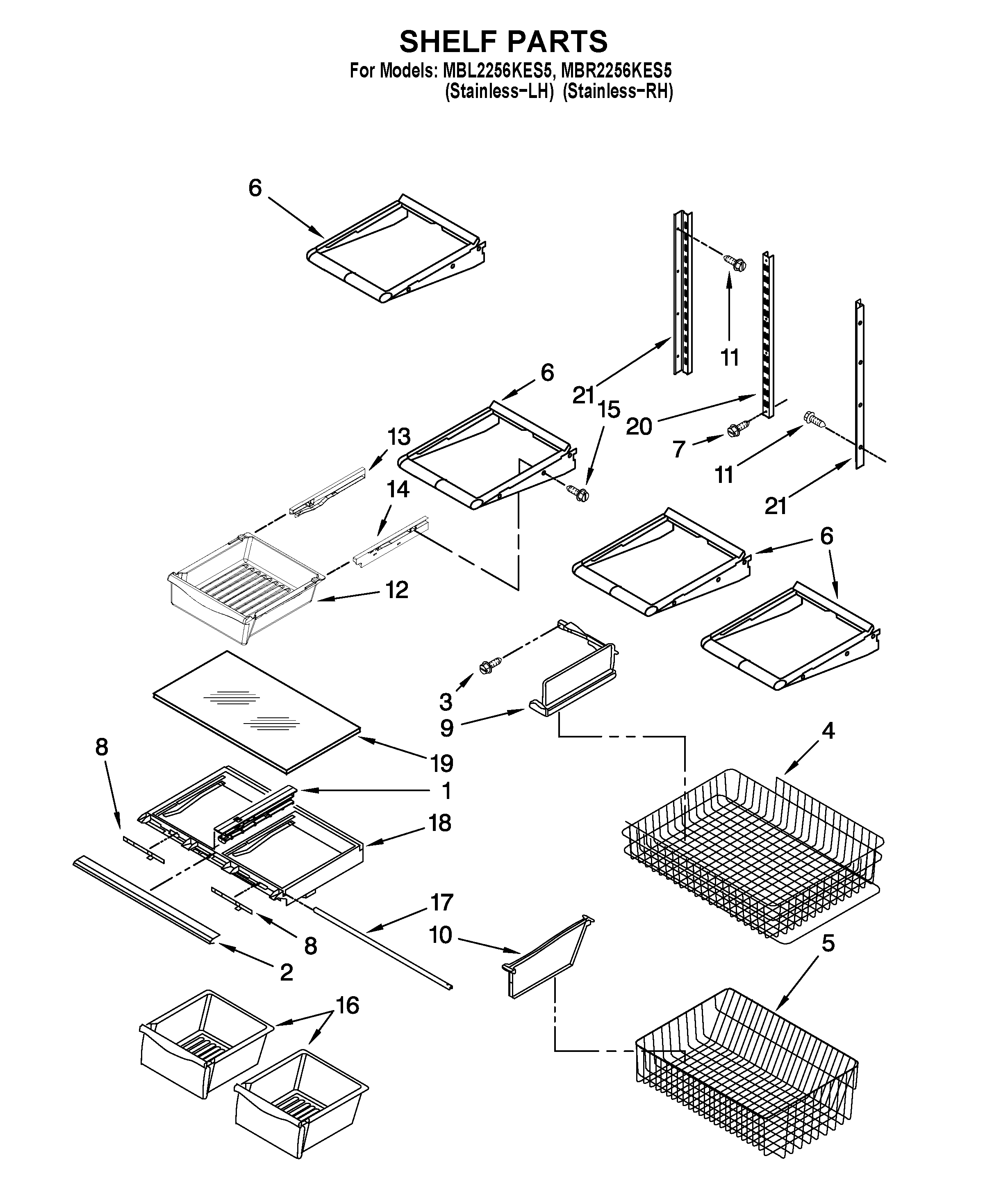 SHELF PARTS