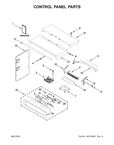 Control panel parts