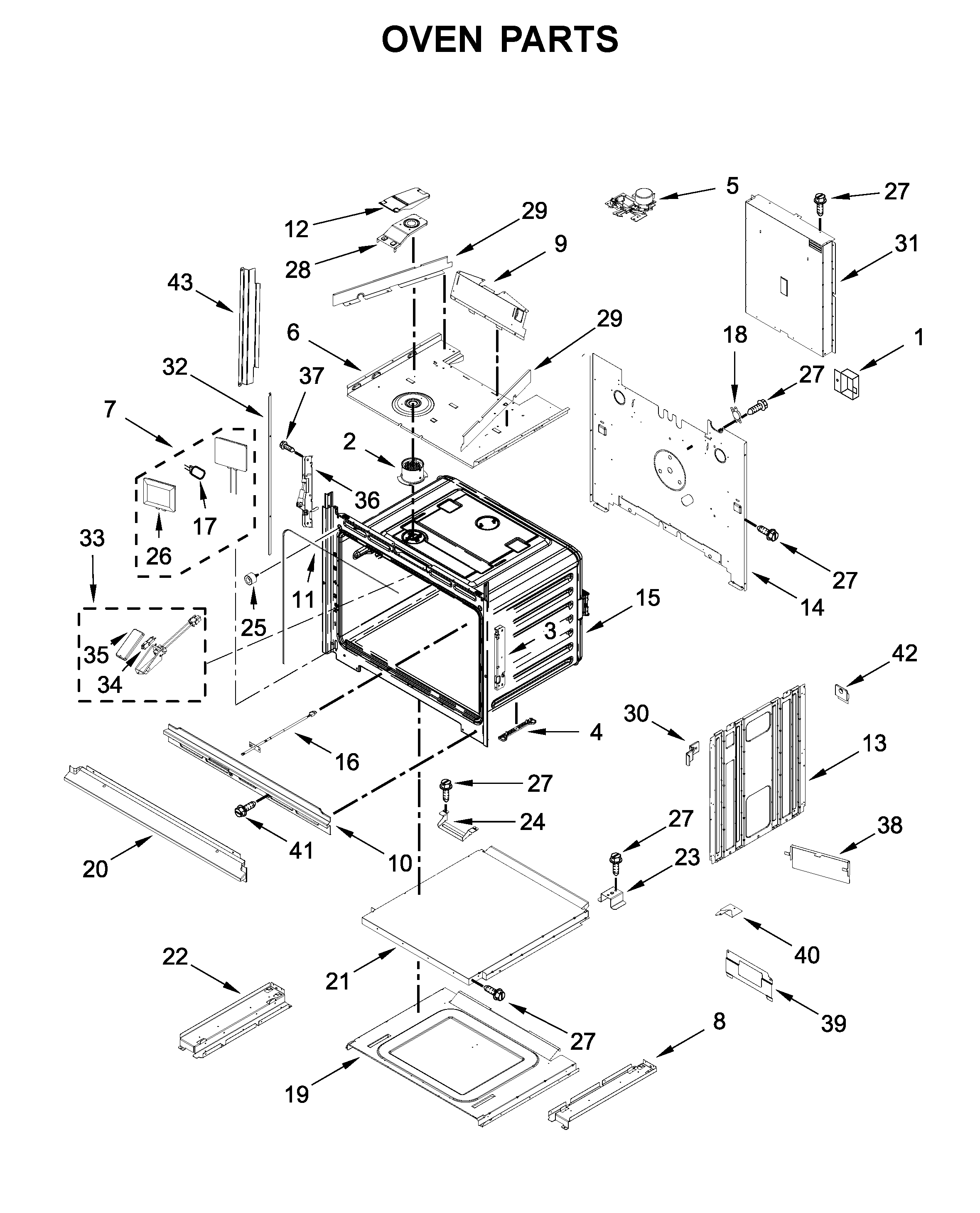 Oven parts