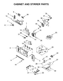 Cabinet and stirrer parts