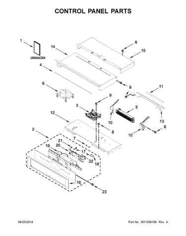 Control panel parts