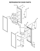 Refrigerator door parts