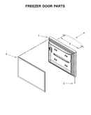 Freezer door parts