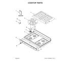 Whirlpool WFG515S0EB1 cooktop parts diagram