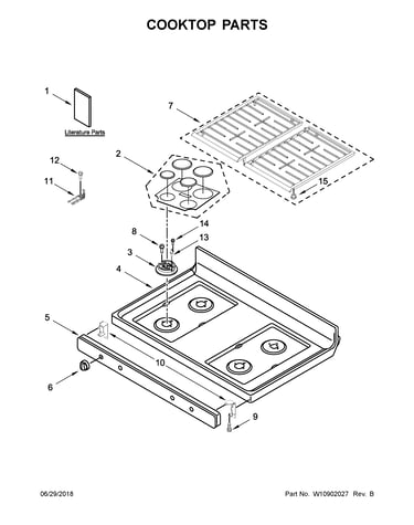 Cooktop parts