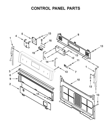 Control panel parts