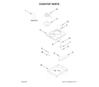 Whirlpool RCS2012RS08 cooktop parts diagram