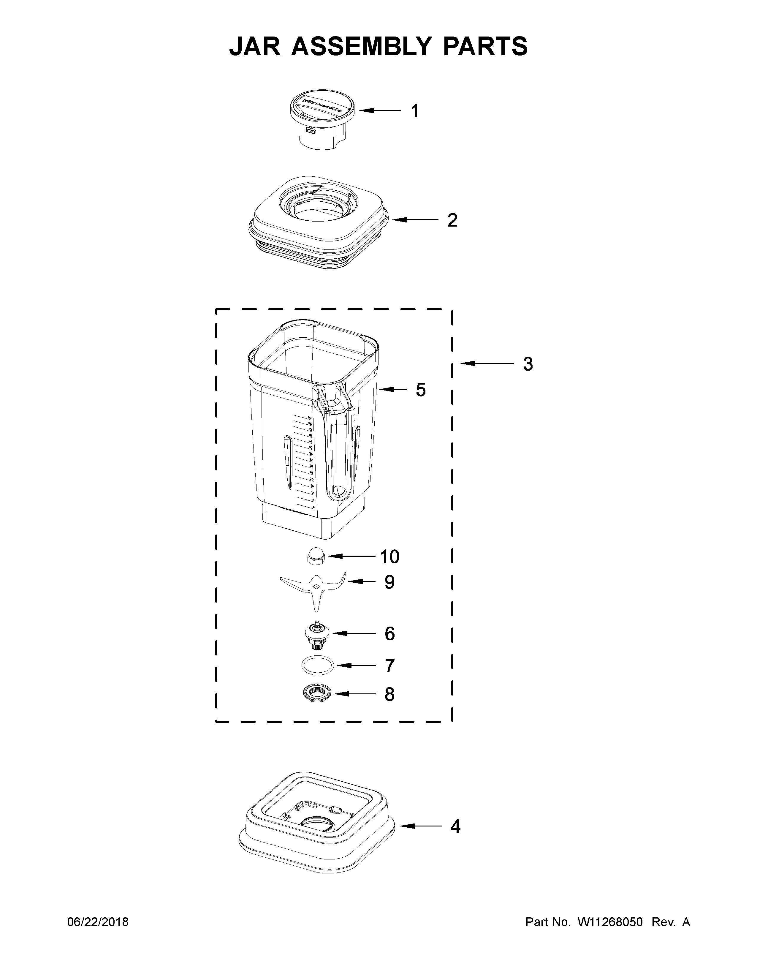Jar assembly parts