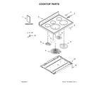 KitchenAid KFEG500ESS3 cooktop parts diagram