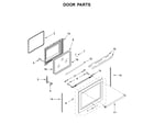 KitchenAid KFEG500ESS3 door parts diagram