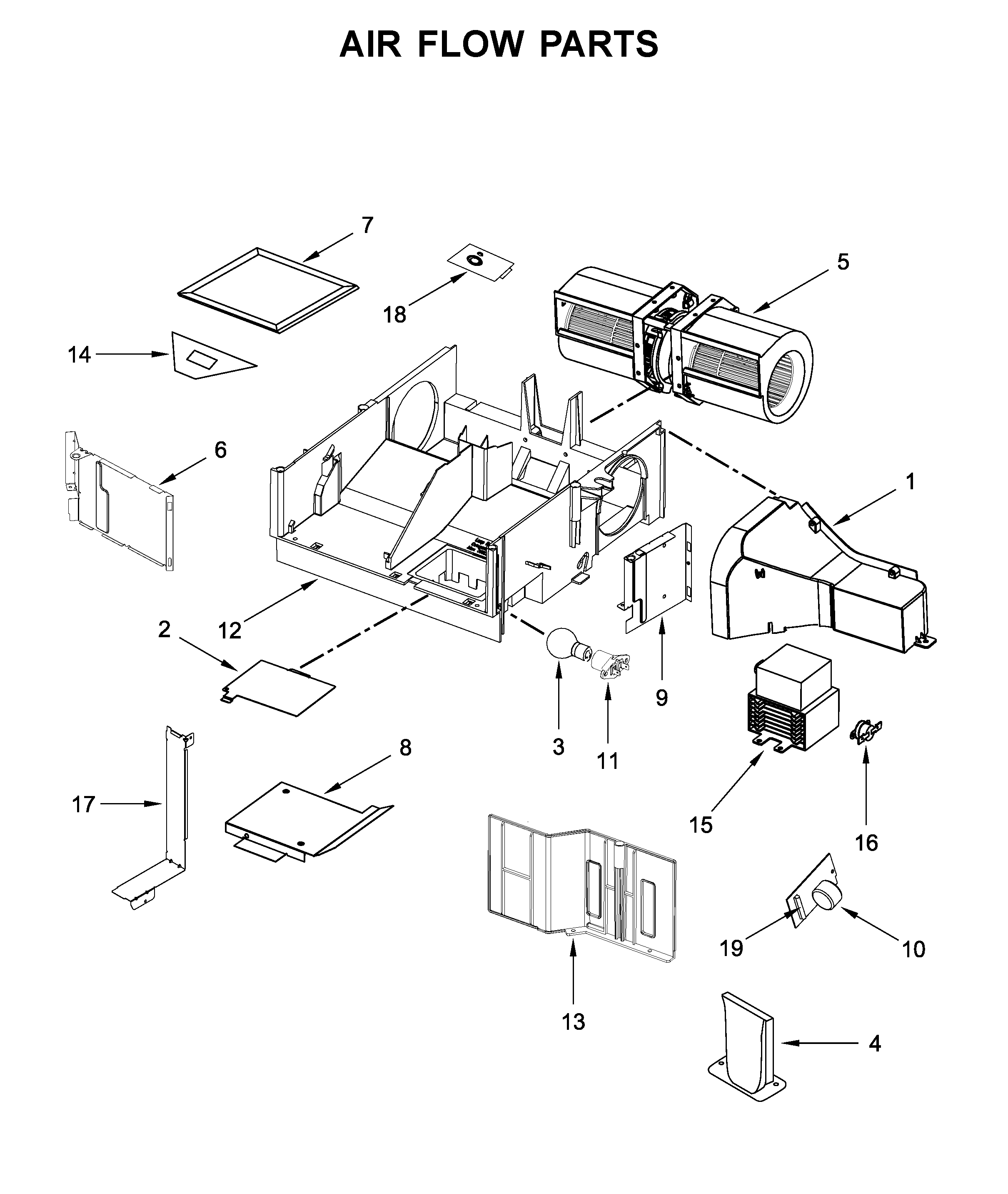 Air flow parts