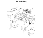 Whirlpool WMH32519FZ2 air flow parts diagram