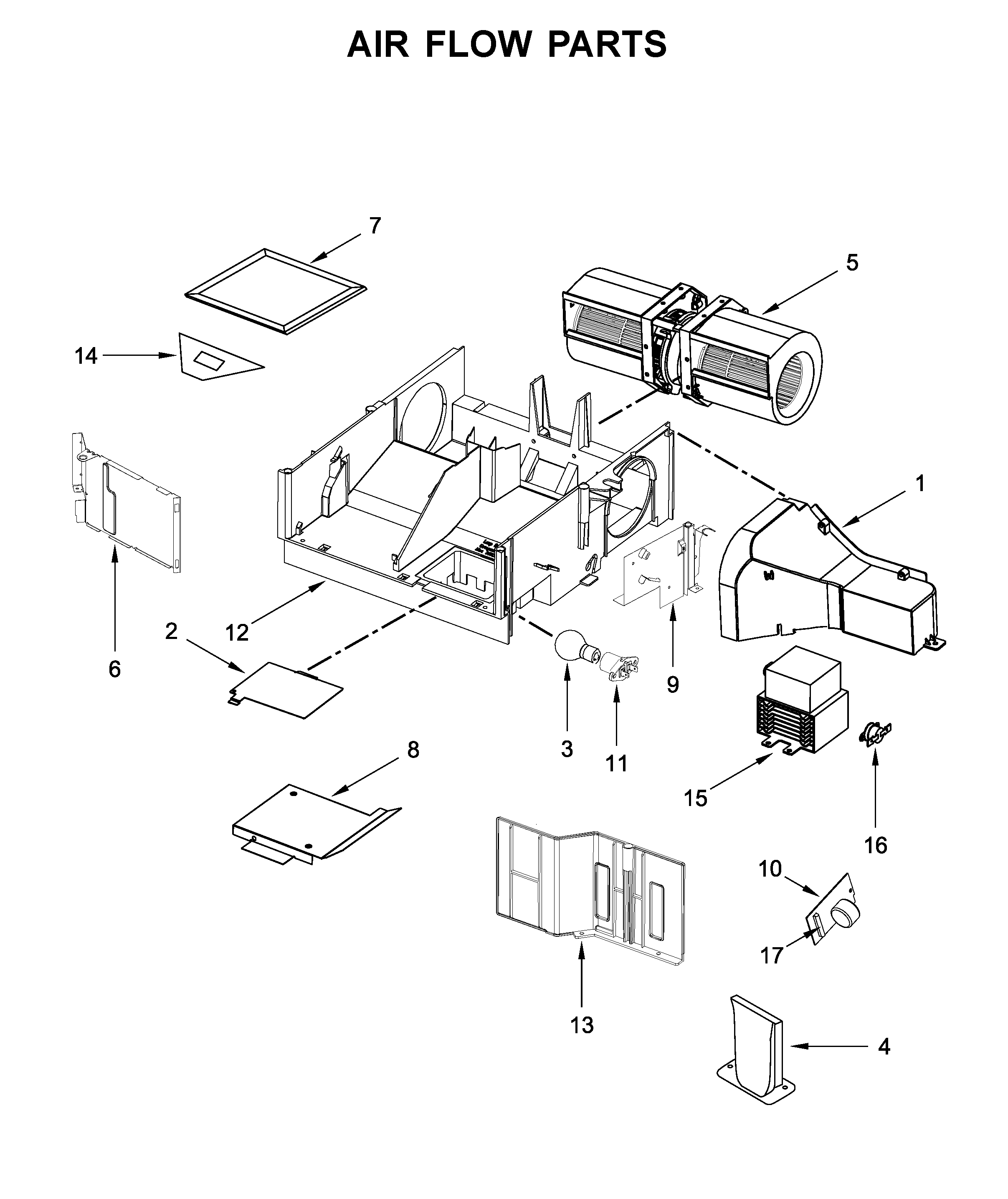 Air flow parts