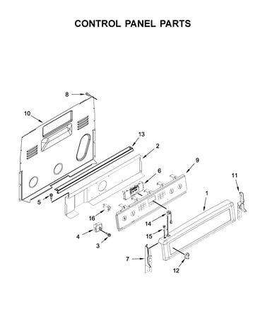 Control panel parts
