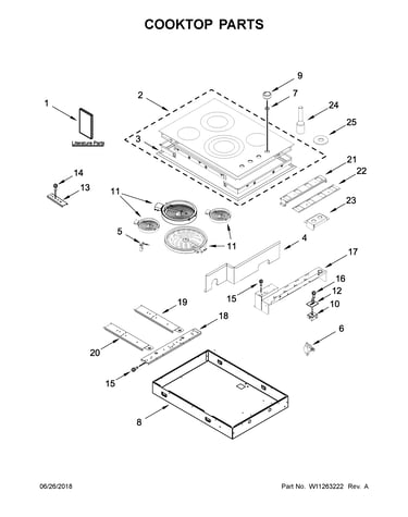Cooktop parts