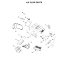 Jenn-Air JMV8208CS4 air flow parts diagram