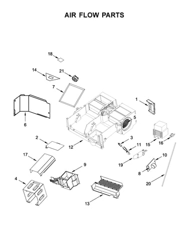 Air flow parts