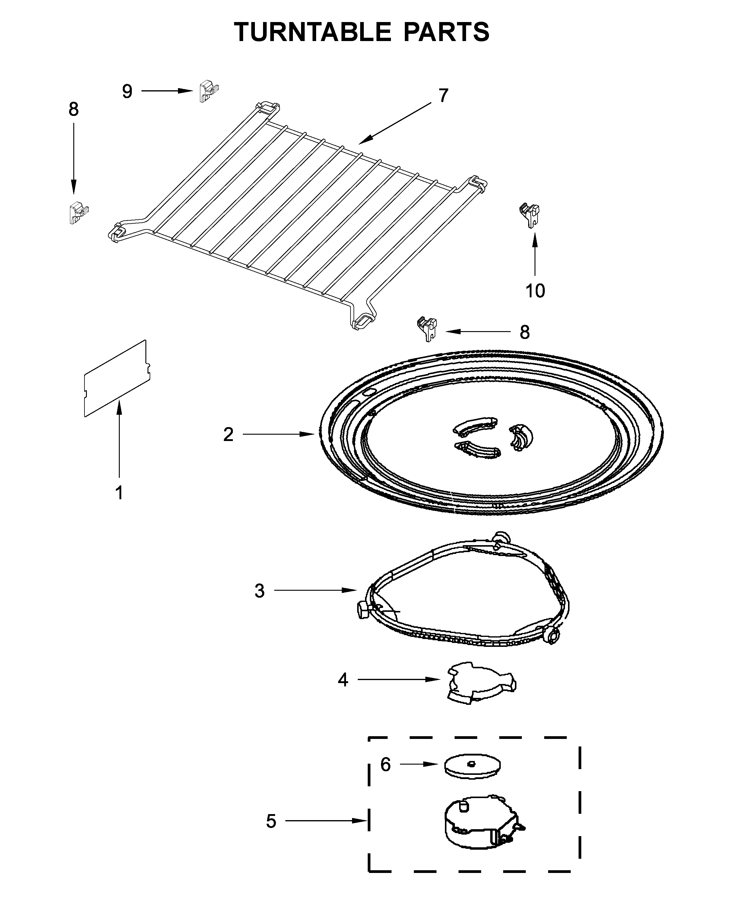 Turntable parts