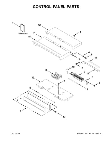 Control panel parts