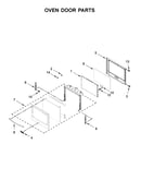 Oven door parts