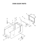 Oven door parts