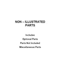 Optional parts (not included)