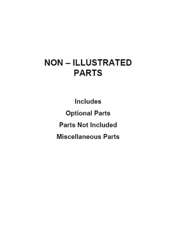 Optional parts (not included)