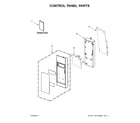 KitchenAid KMHS120EBS3 control panel parts diagram