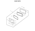 KitchenAid KMHS120EBS3 door parts diagram