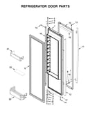 Refrigerator door parts