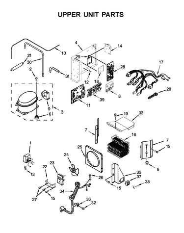 Upper unit parts