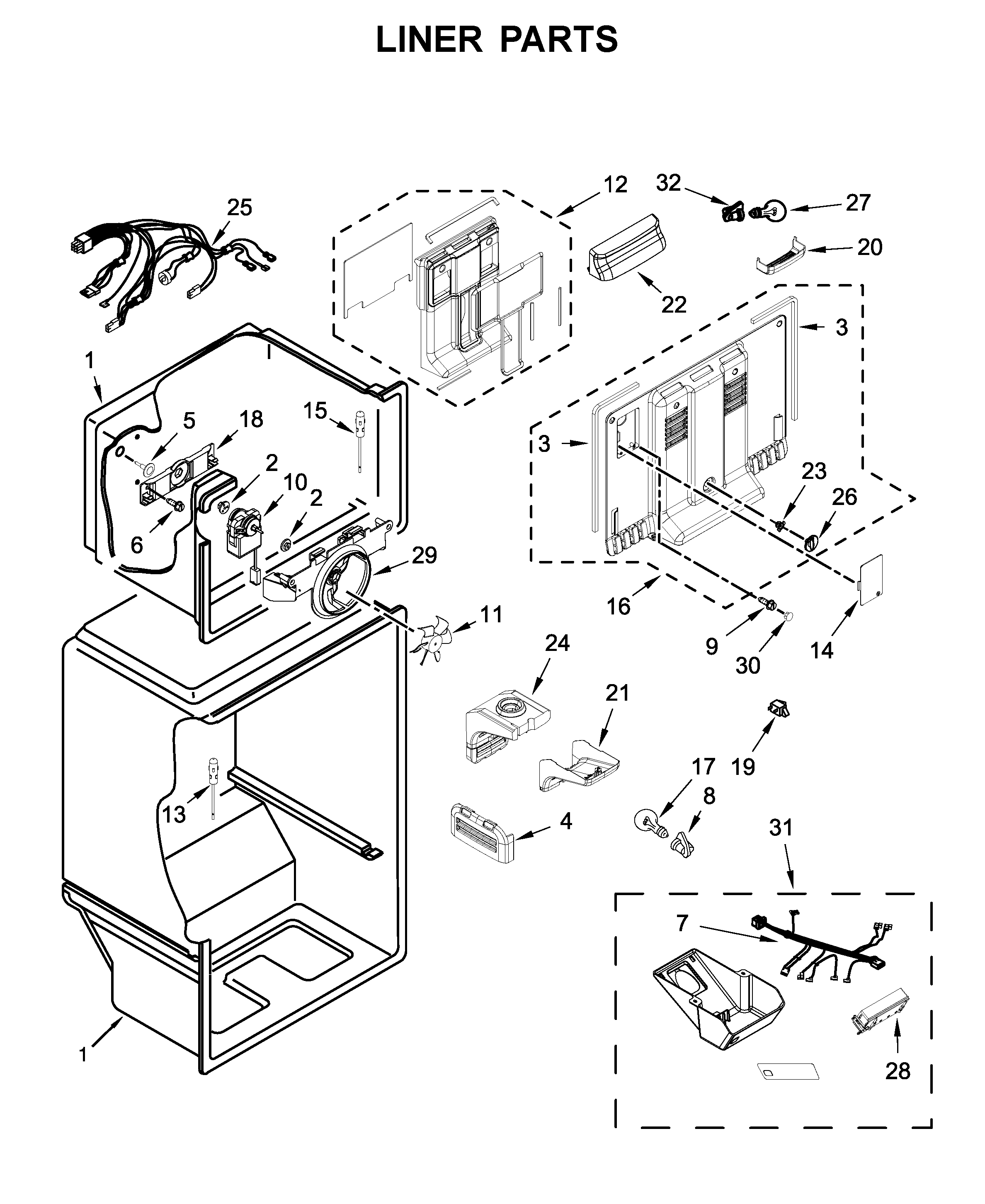 Liner parts