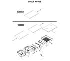 Maytag MRT118FFFM00 shelf parts diagram