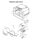 Freezer liner parts