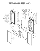 Refrigerator door parts