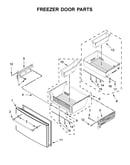 Freezer door parts
