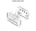 Amana YACR4503SFS2 control panel parts diagram