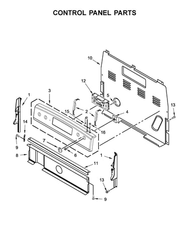 Control panel parts