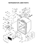 Refrigerator liner parts