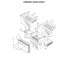 KitchenAid KFIV29PCMS02 freezer door parts diagram
