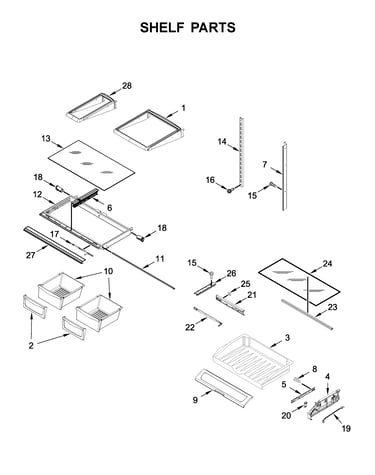Shelf parts
