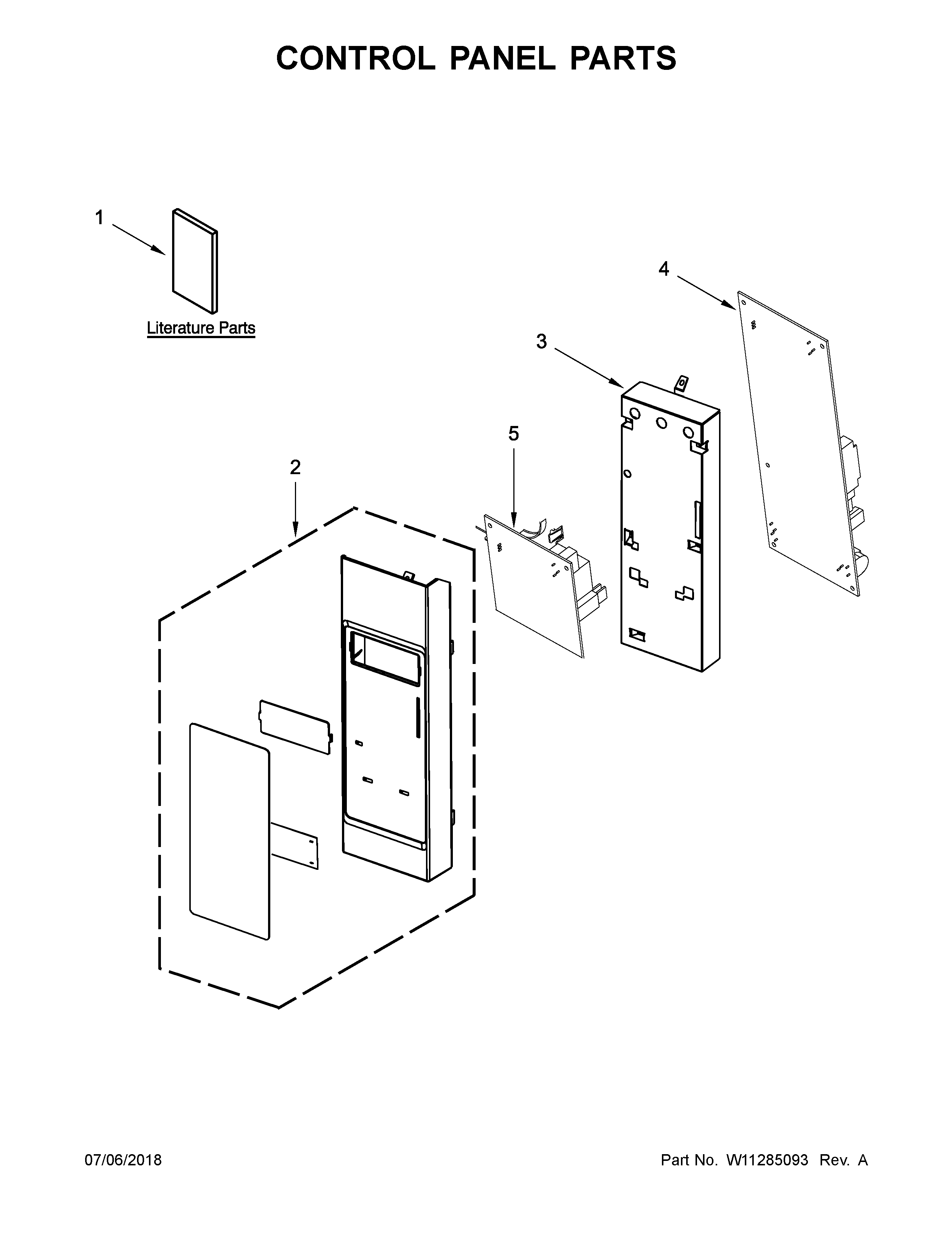 CONTROL PANEL PARTS