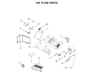 KitchenAid YKMHS120EW6 air flow parts diagram